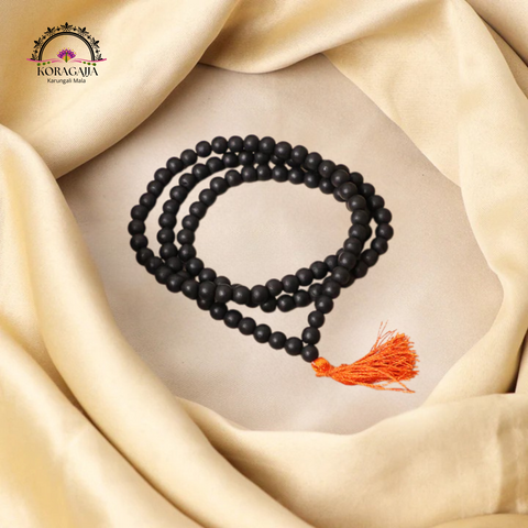 Karungali Malai 108-Beads & Karungali Malai Bracelet Combo with Govt. Certification