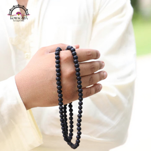 Karungali Malai 108-Beads & Karungali Malai Bracelet Combo with Govt. Certification