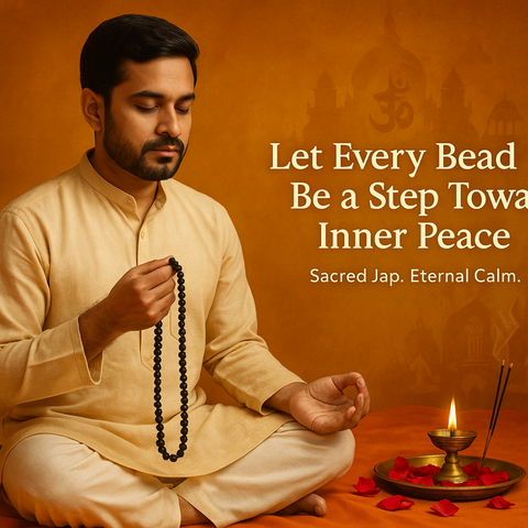 Karungali Malai 108-Beads & Karungali Malai Bracelet Combo with Govt. Certification