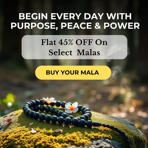 Karungali Malai 108-Beads & Karungali Malai Bracelet Combo with Govt. Certification