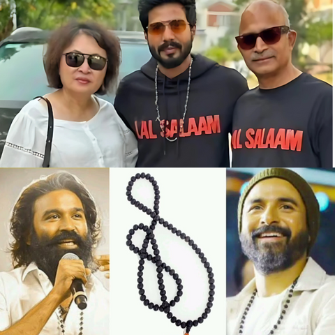 Karungali Malai 108-Beads & Karungali Malai Bracelet Combo with Govt. Certification